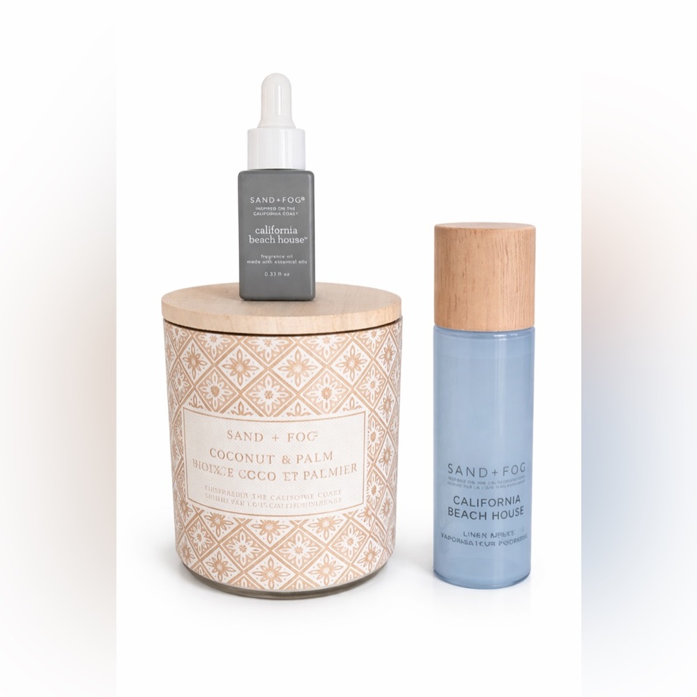 Sand + Fog Candle and Fragrance Set